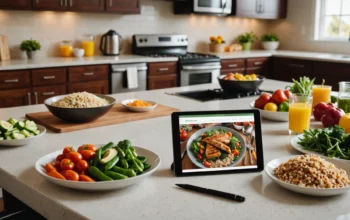 plan repas athlètes équilibré